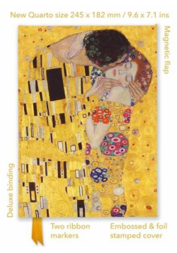 Notatnik quatro linia TW Pocałunek Gustav Klimt