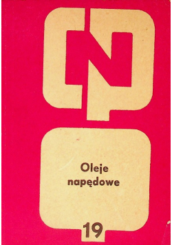 Oleje Napędów Tom 19