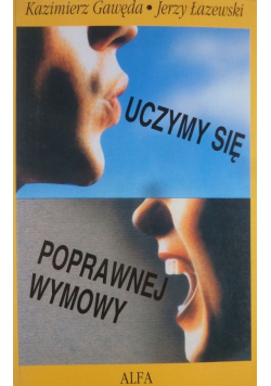 Uczymy się poprawnej wymowy