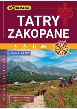 Mapa turystyczna - Tatry Zakopane 1:65 000