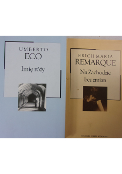Na Zachodzie bez zmian / Imię róży