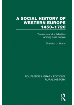 A Social History of Western Europe, 1450-1720
