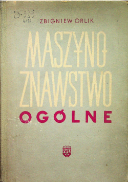 Maszyno znawstwo ogólne