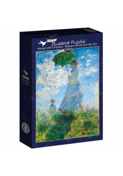 Puzzle 1000 Madam Monet z synem, Claude Monet