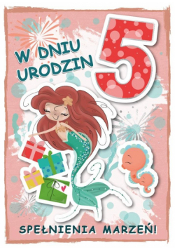 Karnet Urodziny 5
