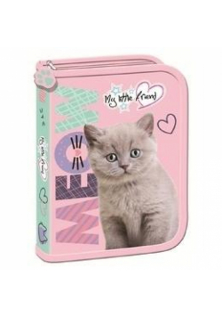 Piórnik dwuklapkowy bez wyposażenia Fluffy Kitty