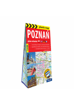 Plastic map Poznań 1: 20 000