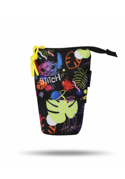 Piórnik saszetka Disney black mona Stitch