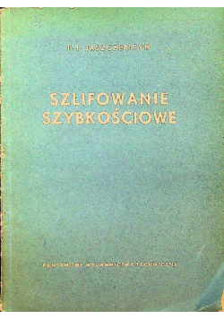Szlifowanie szybkościowe
