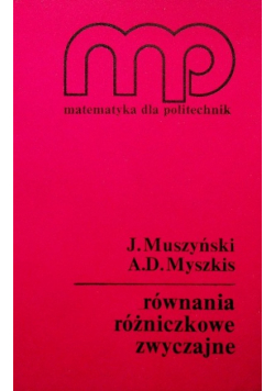 Równania różniczkowe zwyczajne