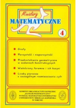 Miniatury matematyczne Tom 4