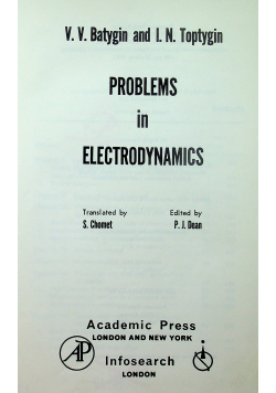 Problems in electrodynamics