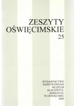 Zeszyty oświęcimskie 25