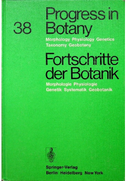 Progress in Botany Fortschritte der Botanik 38