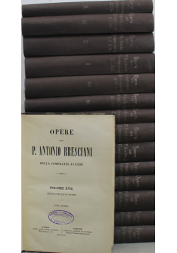 Opere del P. Antonio Bresciani 15 tomów ok 1869 r.