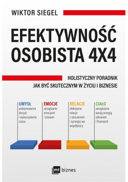Efektywność osobista 4x4. Holistyczny poradnik..