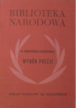 Pawlikowska Jasnorzewska  Wybór poezji