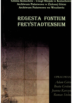 Regesta Fontinum Freystadtensium
