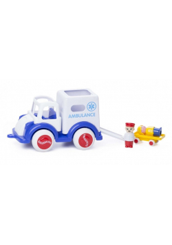 Pojazd Jumbo furgonetka Ambulans z figurkami
