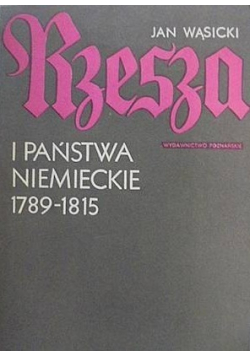 Rzesza i państwa niemieckie 1789 1815