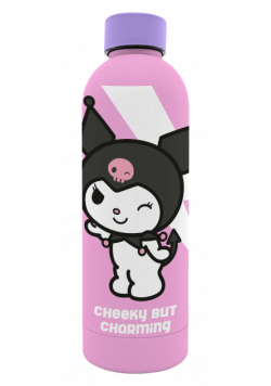 Butelka 800ml ze stali nierdzewnej Kuromi KU00003
