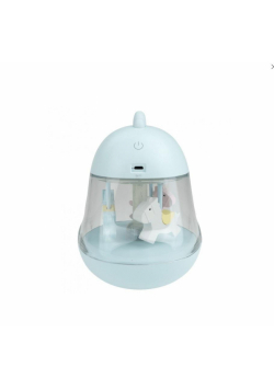 Pozytywka lampka nocna LED RGB niebieska
