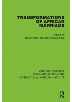 Transformations of African Marriage