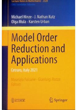Model Order Reduction and Applications : Cetraro, Italy 2021