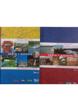 Groch i Kapusta czyli podróżuj po Polsce 2 tomy + autograf Dzikowskiej