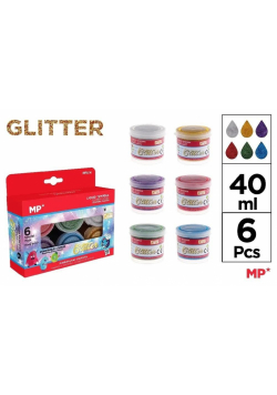 Farba plakatowa tempera 40ml 6 kolorów