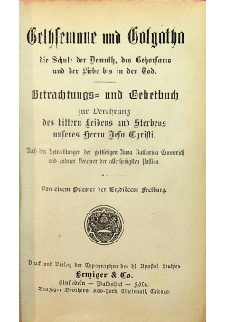 Bethfenane und Golgatha 1916 r.