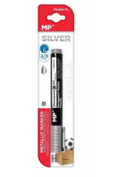 Marker permanentny 2,0/3,0mm srebrny