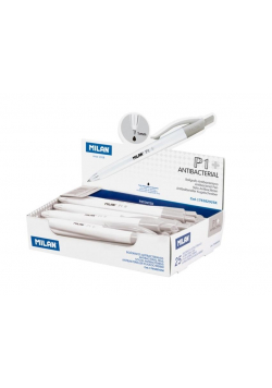 Długopis P1 Antibacterial czarny (25szt) MILAN