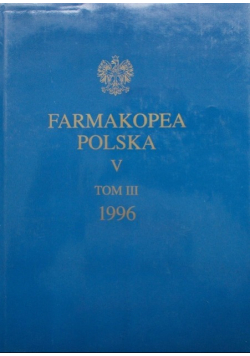 Farmakopea Polska V Tom III 1996