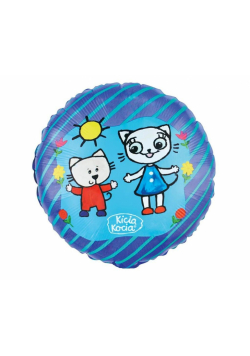 Balon foliowy Kicia Kocia i Nunuś 46cm