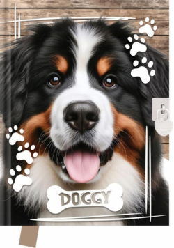 Pamiętnik z kłódką Doggy 80 kartek