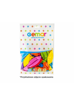 Balony pastelowe czerwone 48cm 50szt