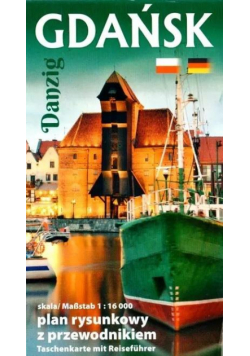 Plan kieszonkowy rysunkowy Gdańsk