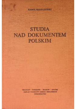 Studia nad dokumentem polskim