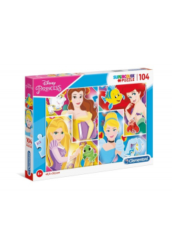 Puzzle 104 Supercolor Disney Princess