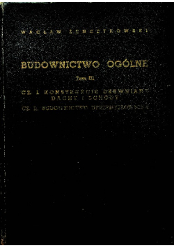 Budownictwo ogólne Tom III