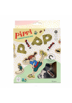 Magnetyczne literki i obrazki Pippi