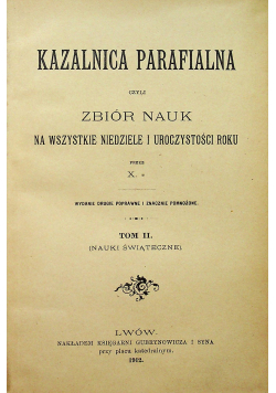 Kazalnica Parafialna 1912 r.