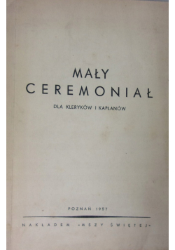 Mały ceremoniał dla kleryków i kapłanów