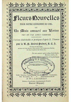 Fleurs nouvelles 1904 r.