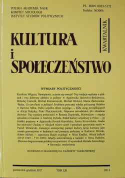 Kultura i społeczeństwo nr 4