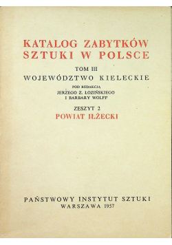 Katalog zabytków sztuki w Polsce tom III zeszyt 2