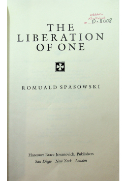 The liberation of one