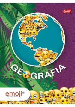 Zeszyt A6/60K kratka Geografia Emoji (10szt)