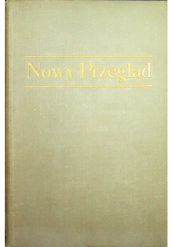 Nowy przegląd reprint z 1926